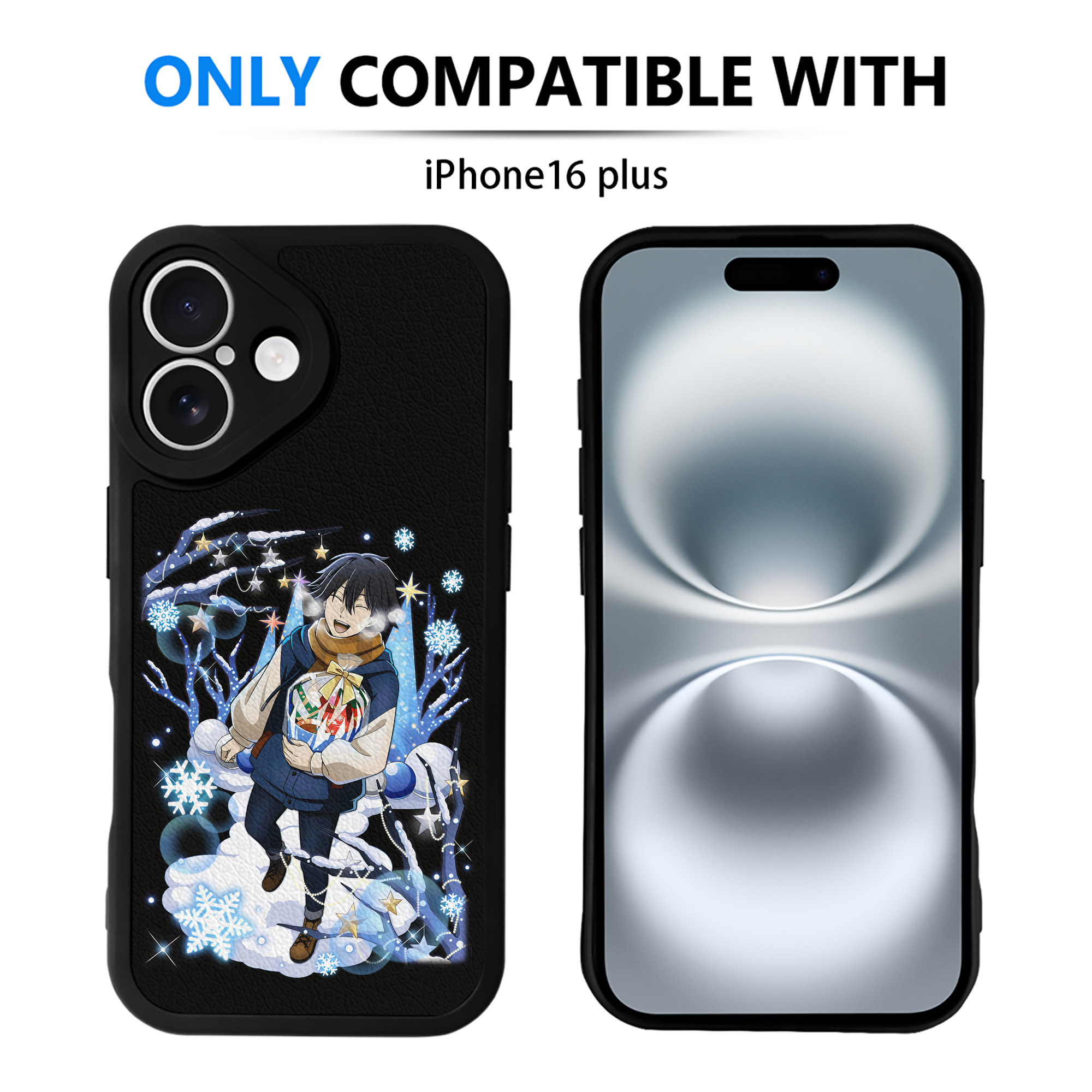 （画像用） 文豪ストレイドッグス Bungo Stray Dogs 【iPhone 16シリーズ対応】シリコンスマホケース（レザー調） 材質：シリコン